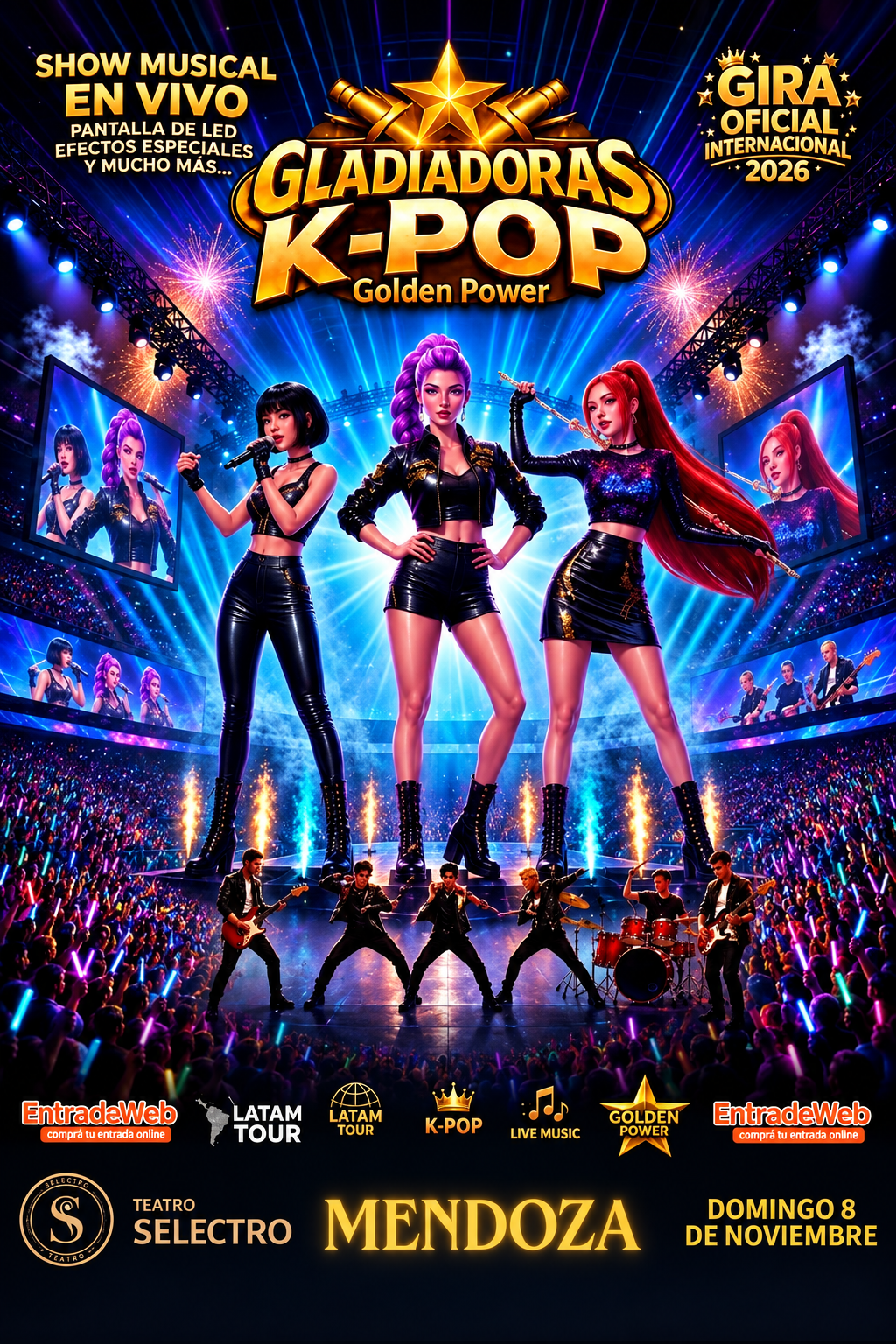 Gladiadoras Kpop Golden Power