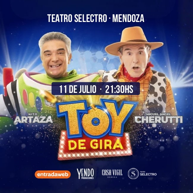 Toy de gira (Nito Artazza y Miguel Angel Cherutti)